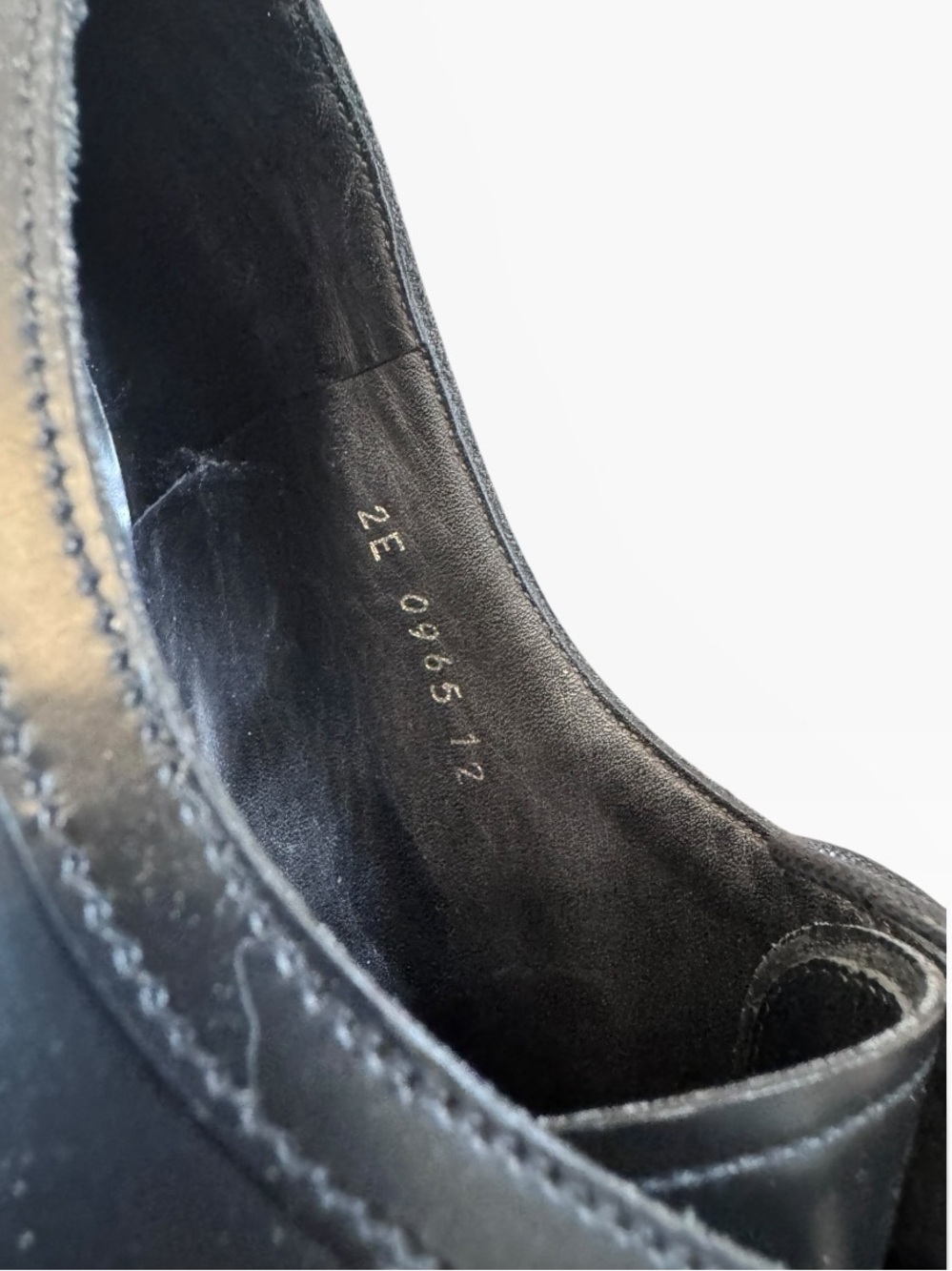 Prada Black Leather Derby Lace-Up Dress Shoes - Picture 6 of 8